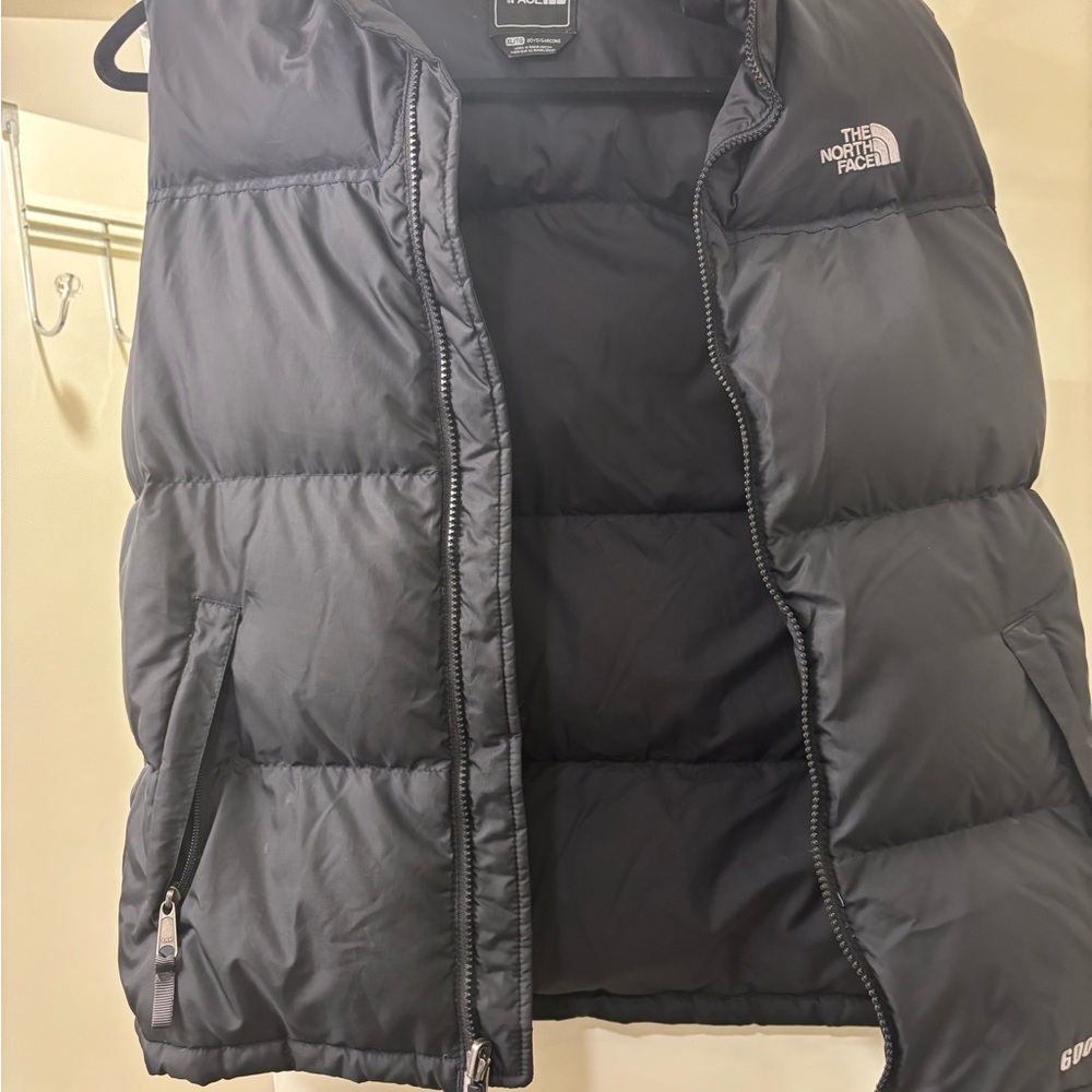 The North Face Charcoal Puffer Vest